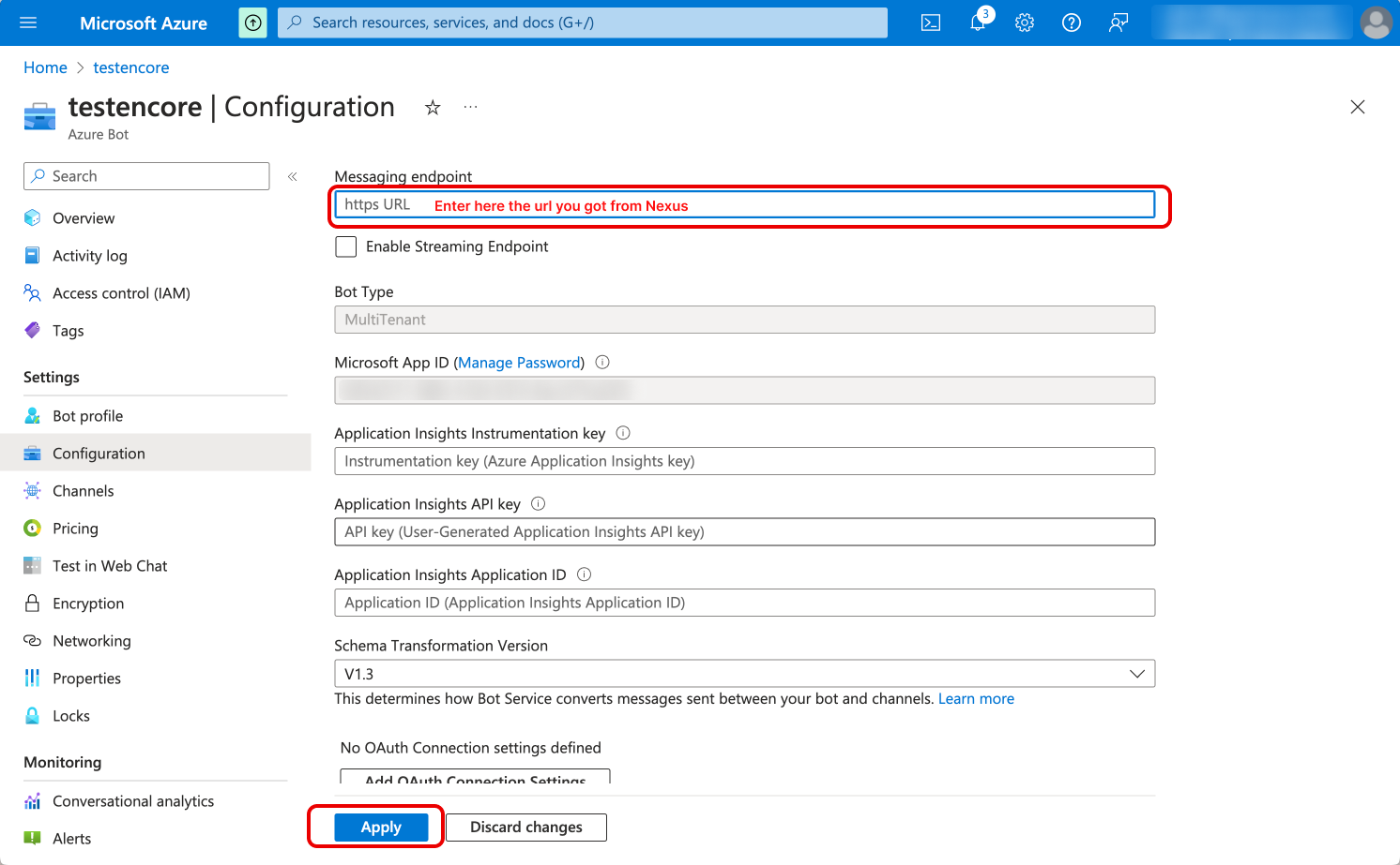 App registration - Azure